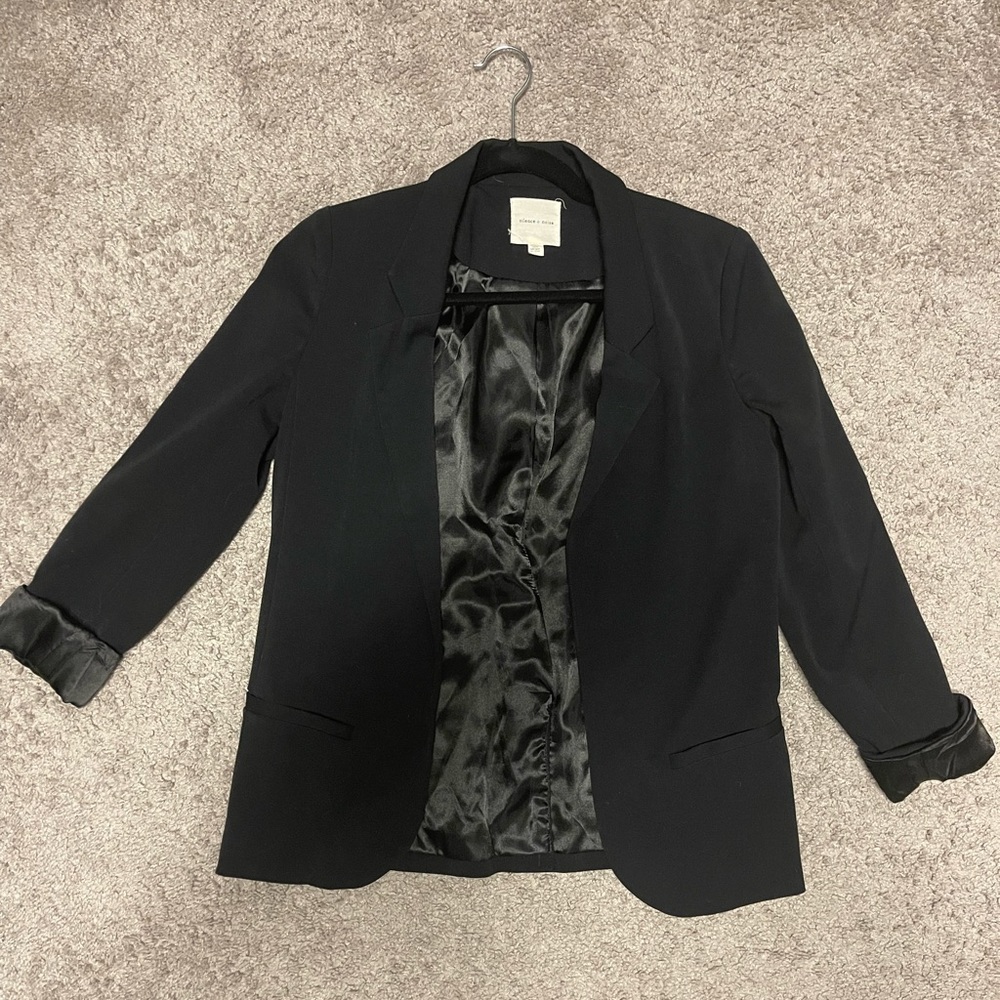 Urban Outfitters Silence + Noise Jacket/Blazer Black Size S